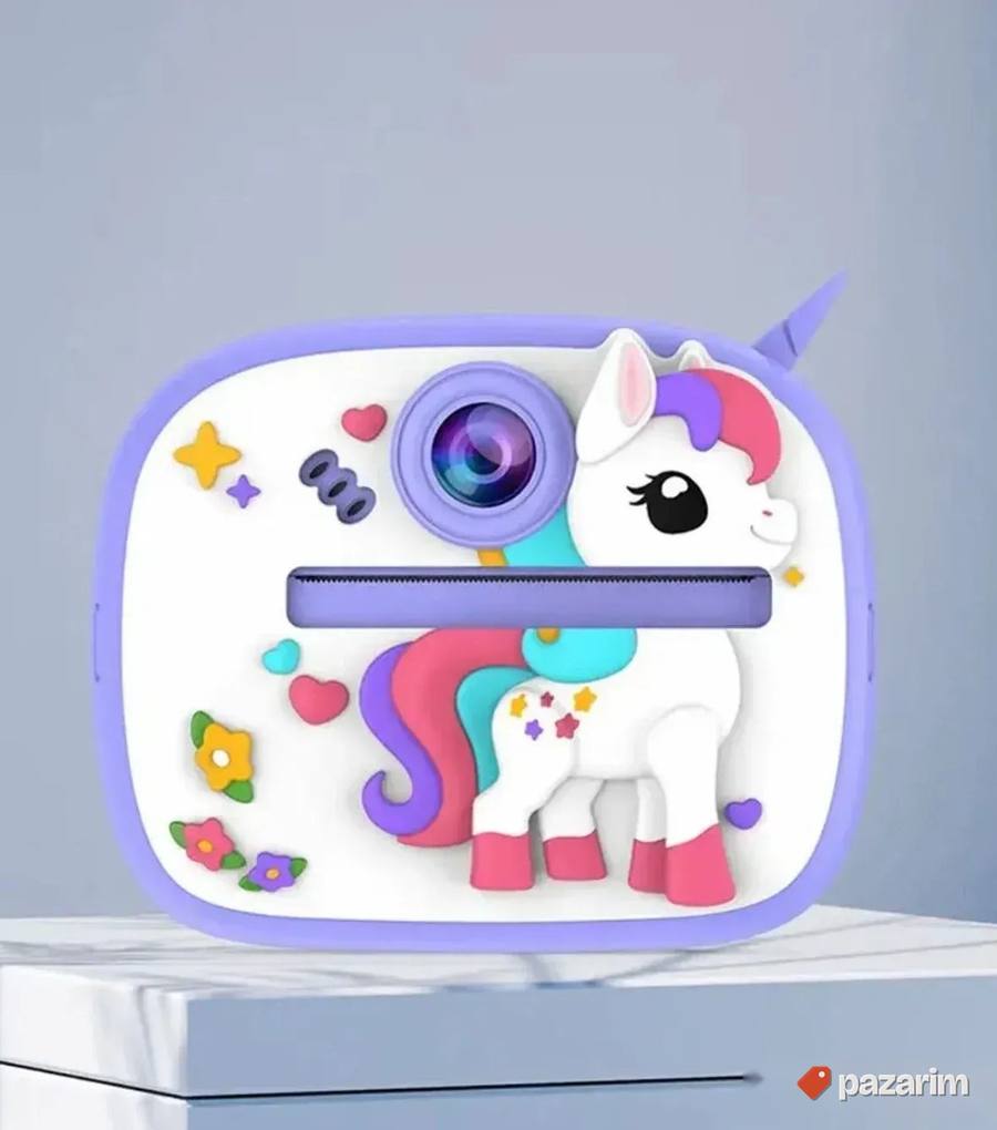 JEDNOROG mini digitalna kamera fotoaparat sa štampačem 3