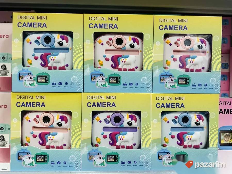 JEDNOROG mini digitalna kamera fotoaparat sa štampačem 5