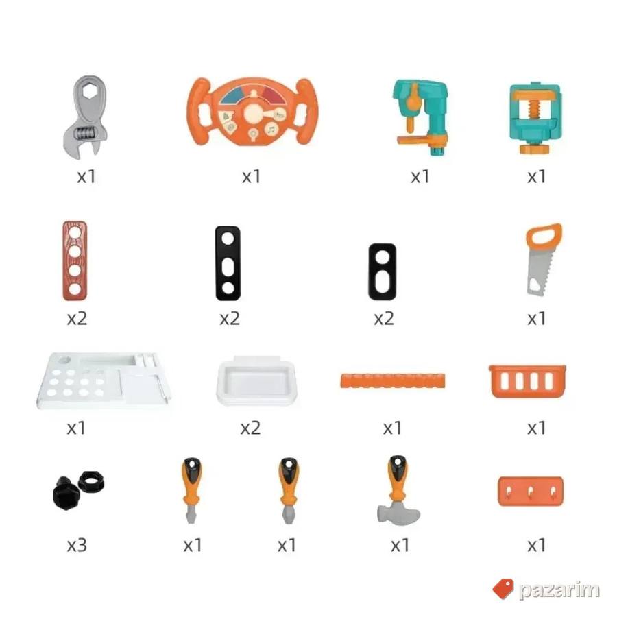 VOZ za vožnju 2u1+ Veliki box za alat za dečake 3