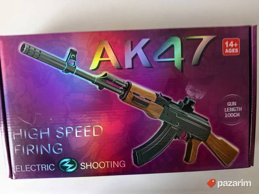 Velika puška AK-47 +1000 gel vodene kuglice+ Naočare/igračka 5