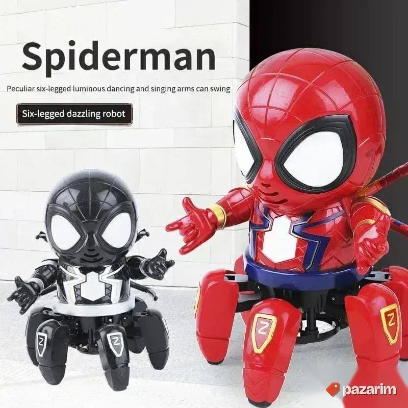Robot SPAJDERMEN sa 6 nogu / svetli i igra uz muziku igračka 7