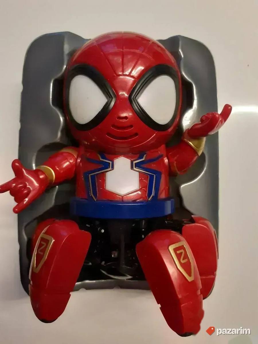 Robot SPAJDERMEN sa 6 nogu / svetli i igra uz muziku igračka 8