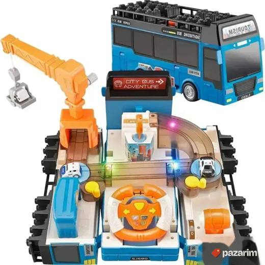Autobus 2 u1 rasklopiv/ Volan simulator/Dizalica/Platforma