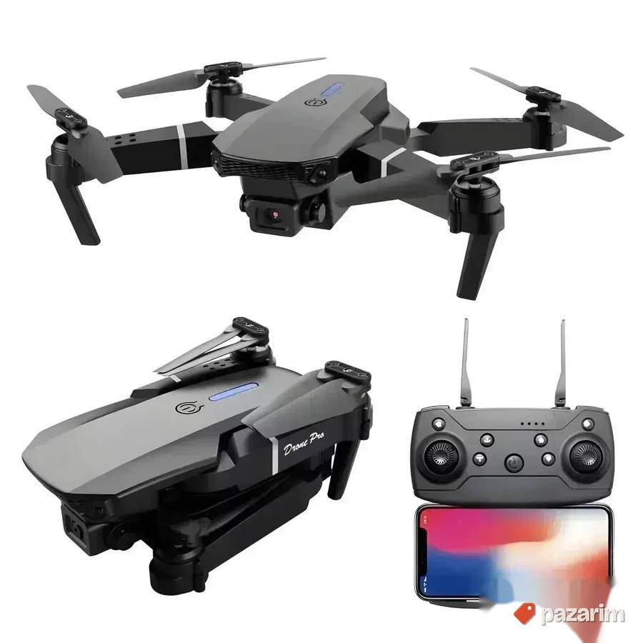 PAMETNI sklopivi DRON W8 sa 2 kamere/ Gratis baterije 6