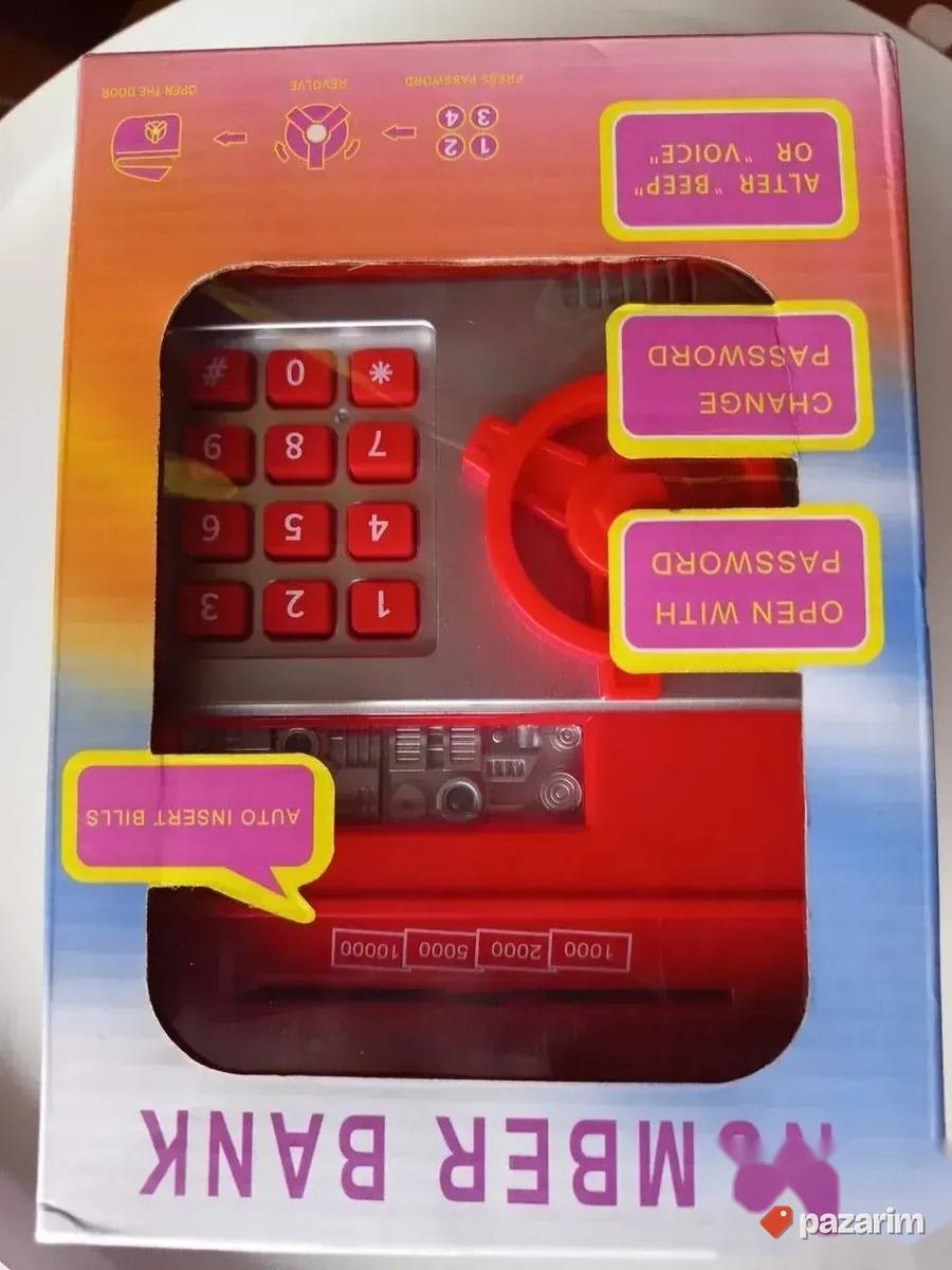 Kasica SEF bankomat za štednju para za decu 2