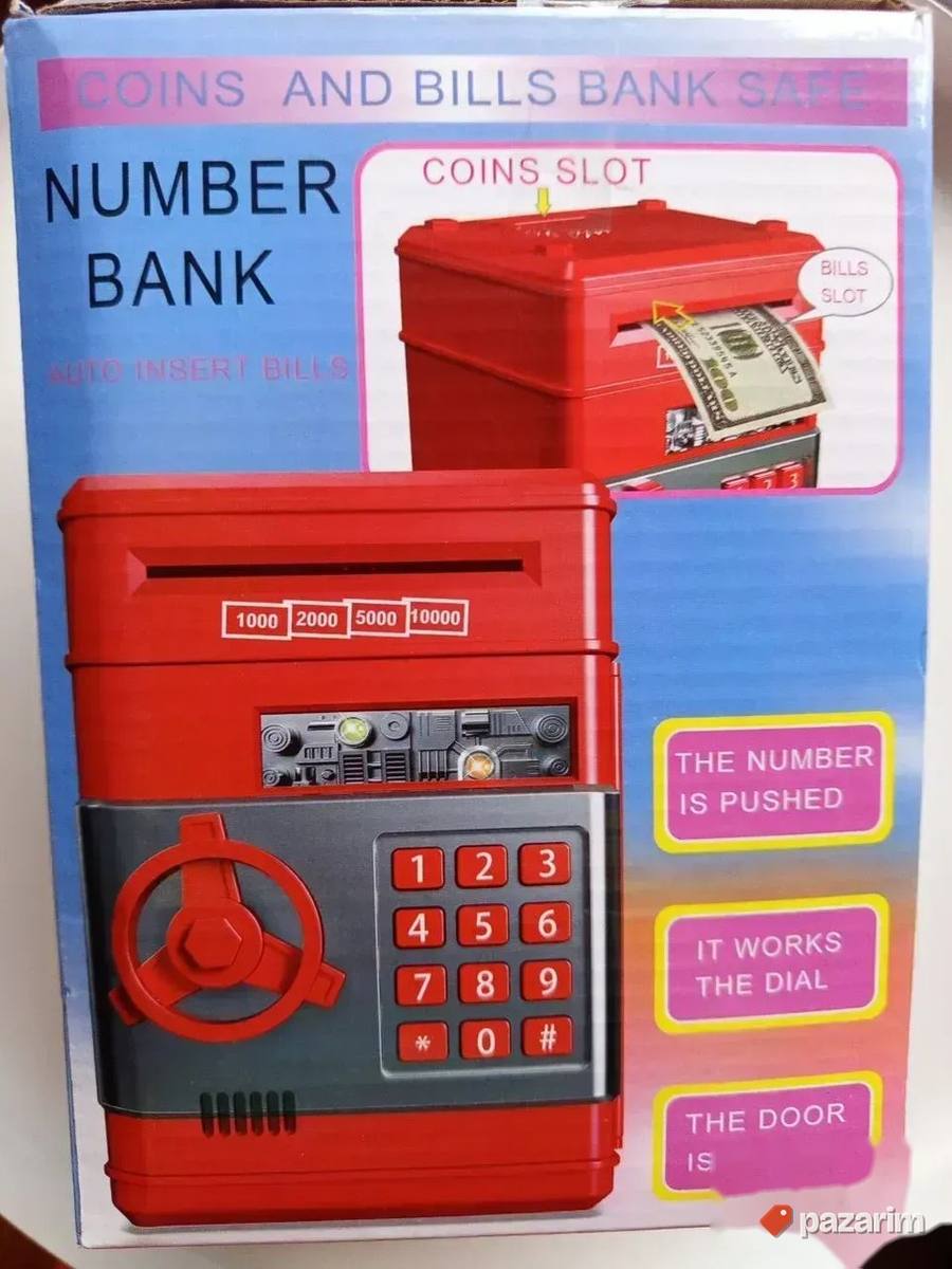 Kasica SEF bankomat za štednju para za decu 3