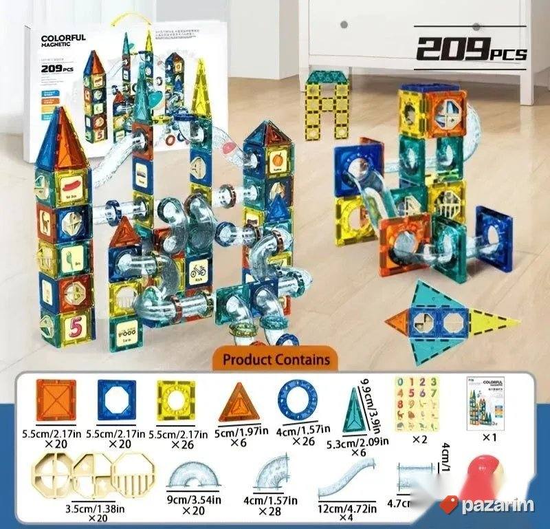 3D Magnetne kocke 168 i 209 delova 6