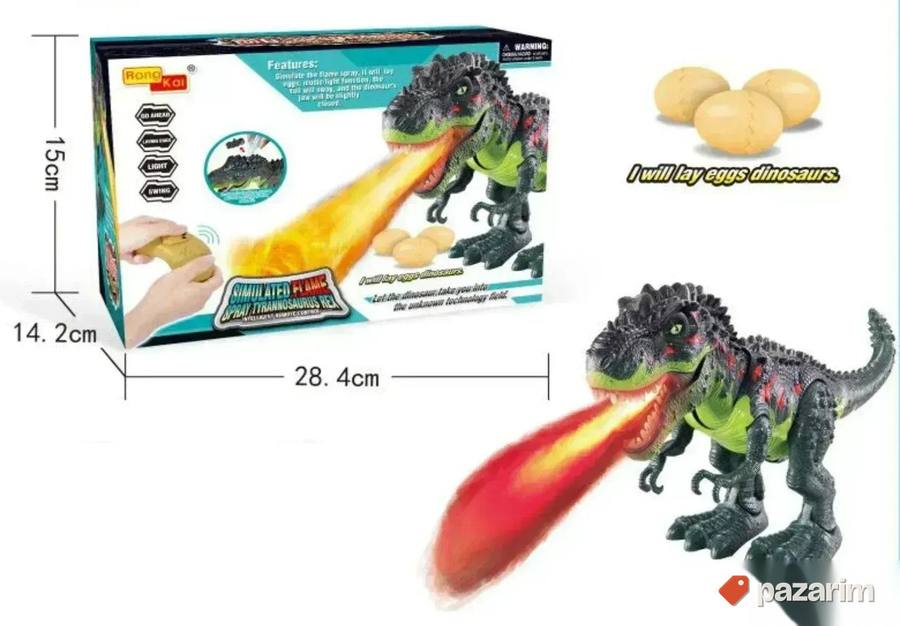 Veliki SPREJ dinosaurus leže3 jaja/ Hoda/ na Daljinski 8
