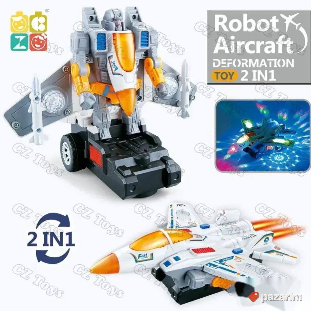 AVION transformers robot 2u1/Gratis baterije igračka 1