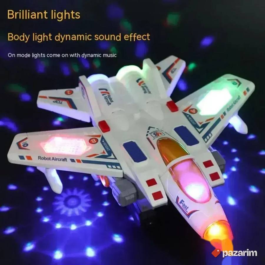 AVION transformers robot 2u1/Gratis baterije igračka 2