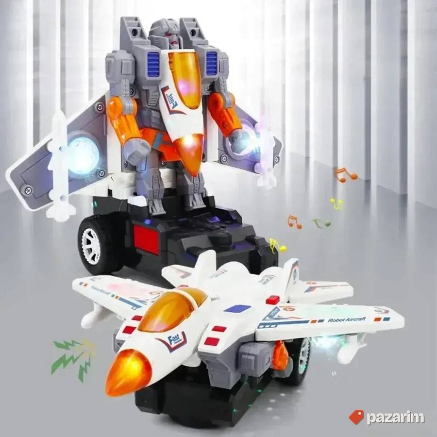 AVION transformers robot 2u1/Gratis baterije igračka 4
