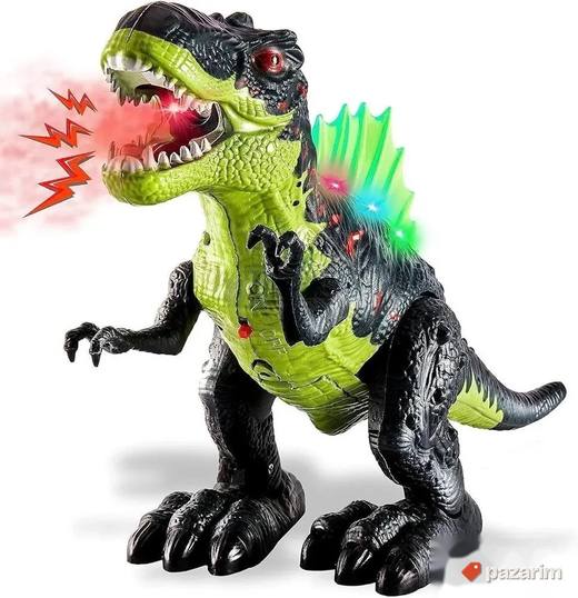 INTERAKTIVNI dinosaurusa bljuje vatru i hoda/ Svetlo i zvuk