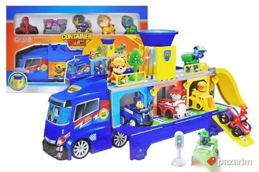 Kamion PATROLNE šape + 5 figura sa vozilima igračka