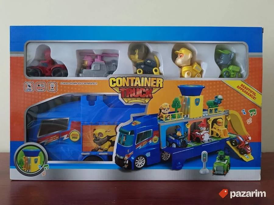 Kamion PATROLNE šape + 5 figura sa vozilima igračka 2