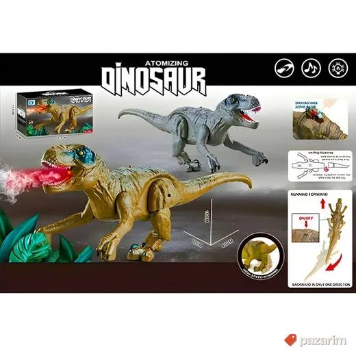 DINOsaurus izbacuje vatru dok trči /Svetlosno zvučni efekti