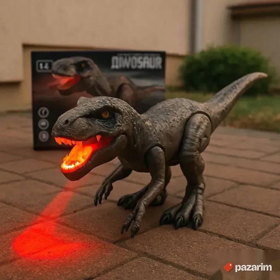 DINOsaurus izbacuje vatru dok trči /Svetlosno zvučni efekti 2