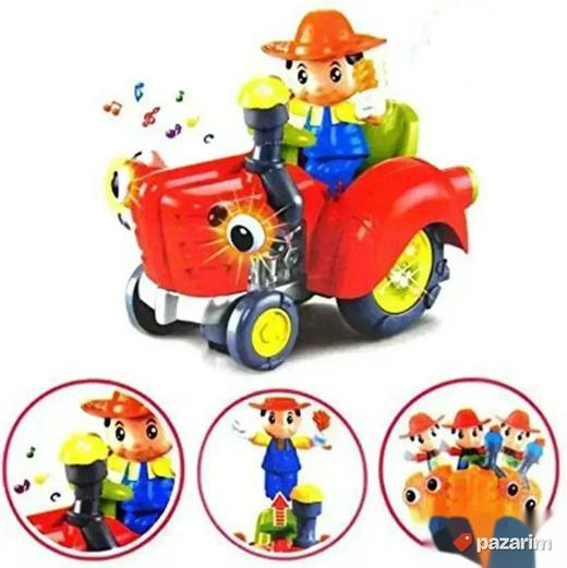 VESELI traktor sa farmerom/ Svetlosno zvučni efekti igračka