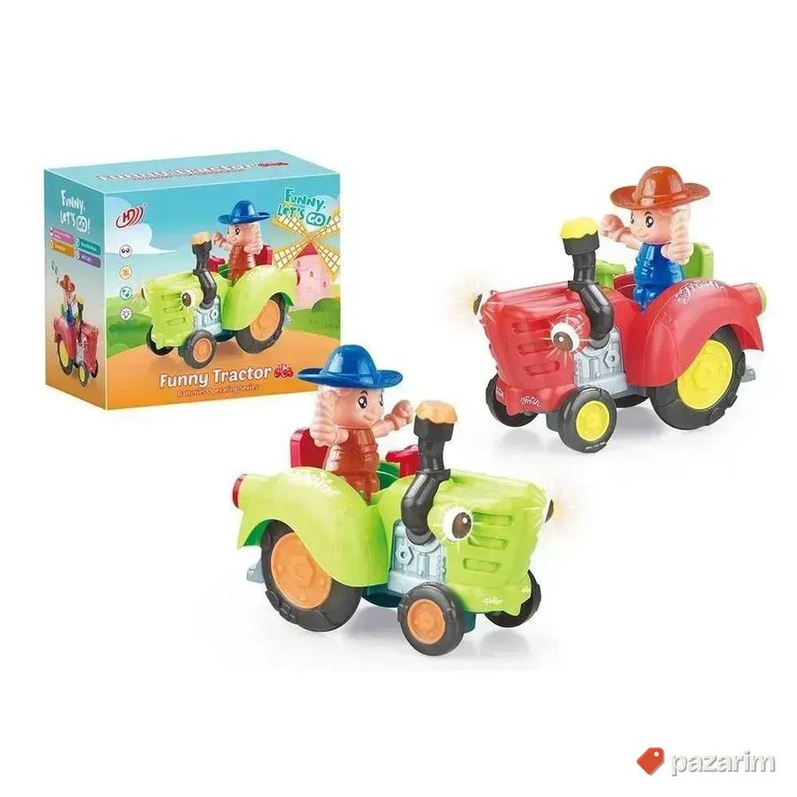 VESELI traktor sa farmerom/ Svetlosno zvučni efekti igračka 5