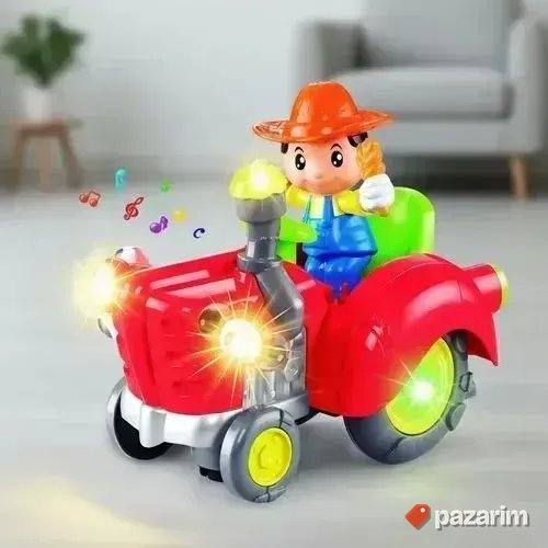 VESELI traktor sa farmerom/ Svetlosno zvučni efekti igračka 6