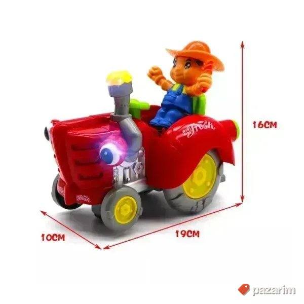 VESELI traktor sa farmerom/ Svetlosno zvučni efekti igračka 7