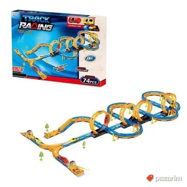 Auto staza 74 pcs za trkanje + 2 autića igračka 3