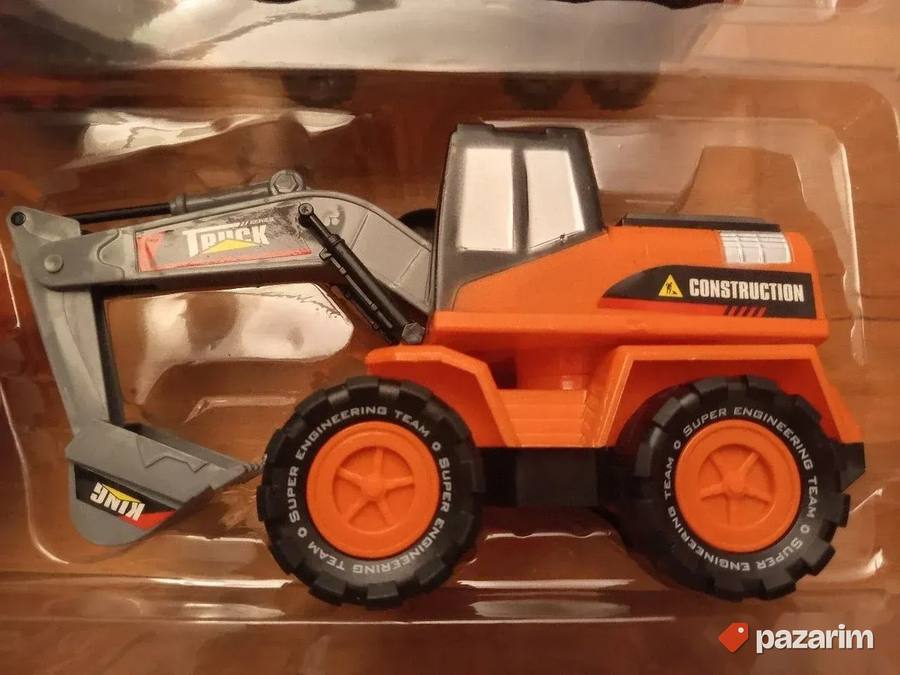 SET 4 / Buldožer/Mešalica/Kiper/Bager / Poguraj i pusti 2