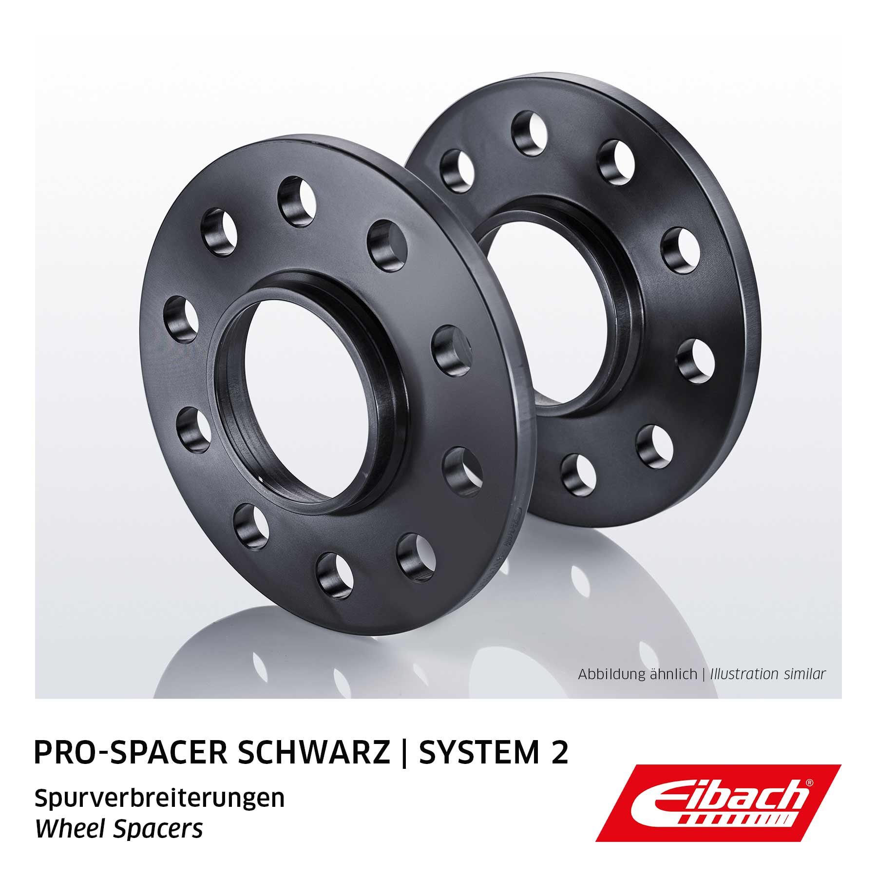 Distanceri 5x120 15mm Ø74 Eibach par crni 1