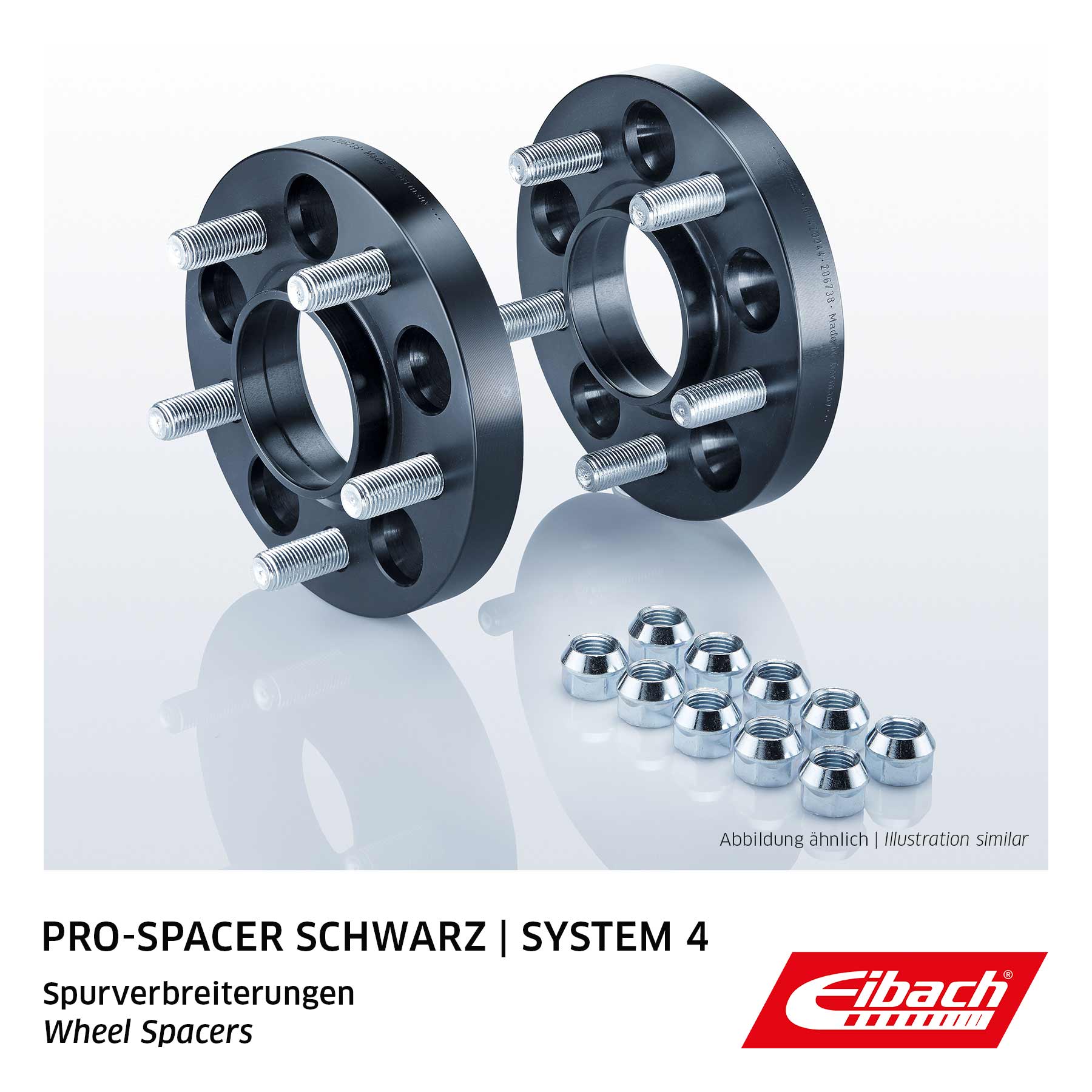 Distanceri 5x114,3 15mm Ø67 Eibach par crni + zavrtnji 1