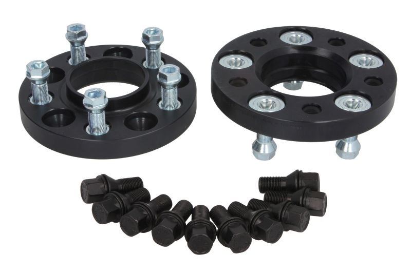 Distanceri 5x120 20mm Ø74 Eibach par crni + zavrtnji