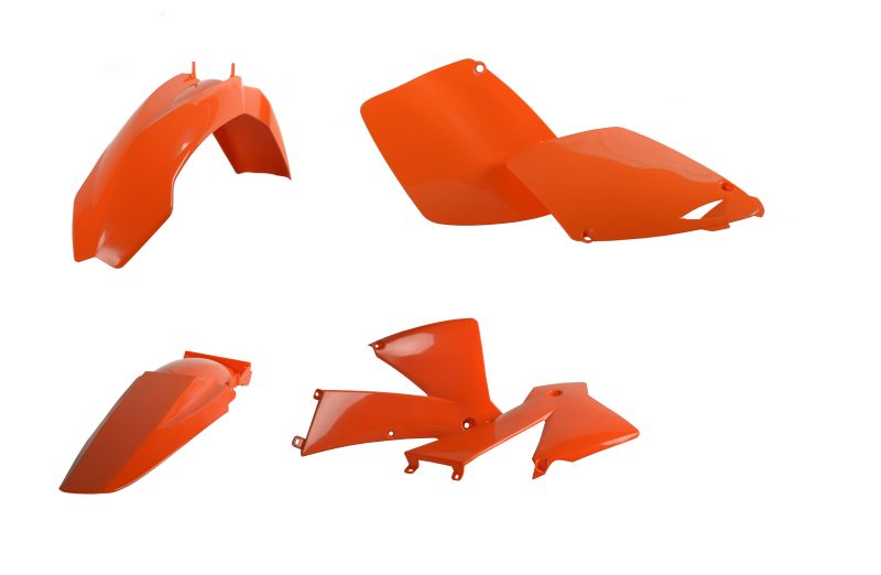 Set plastike KTM EXC, EXC-F 125–525 2003 narandžasti 1