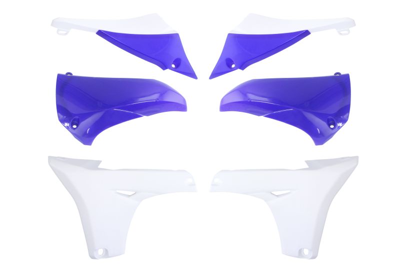 Maske hladnjaka Yamaha YZ 450 2010-13 plavo-bele 1