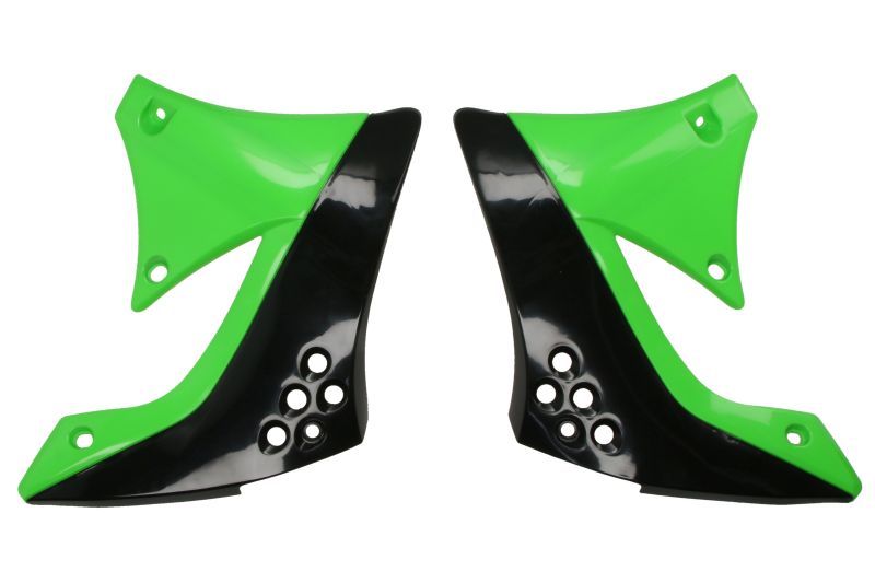 Maske hladnjaka Kawasaki KX 450 2009-11 crno-zelene 1