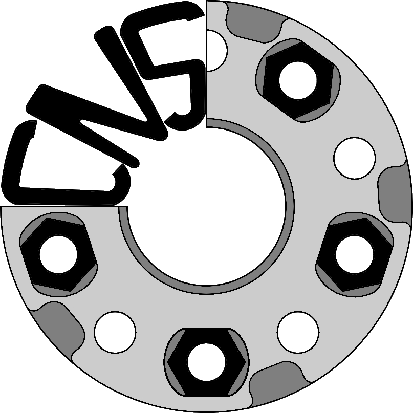 Distanceri 5x112 30mm Ø66,5 par srebrni + zavrtnji 1