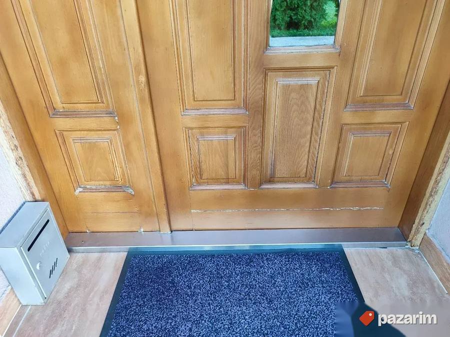 Ulazna dvokrilna hrastova vrata sa stokom i staklom 6