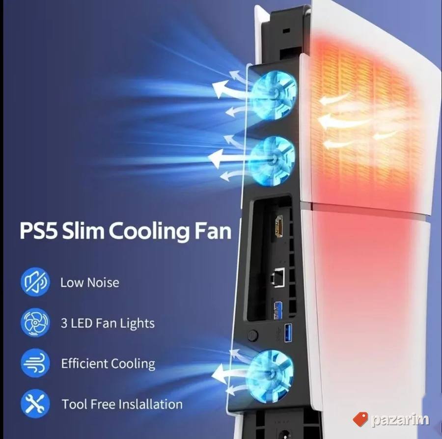 Hladnjak ventilator za ps5 slim playstation novo 8