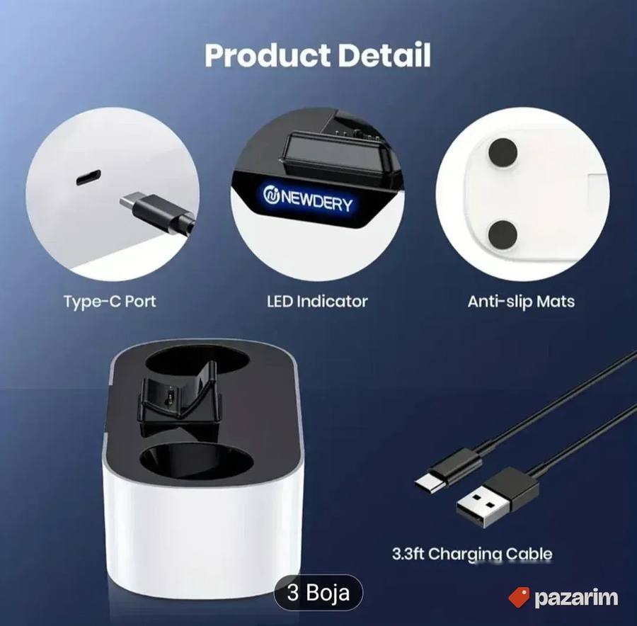 Brzi punjac za ps5 dzojstik sony PlayStation novo 2