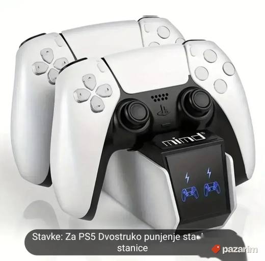 Dupli punjac za ps5 dzojstik sony PlayStation novo