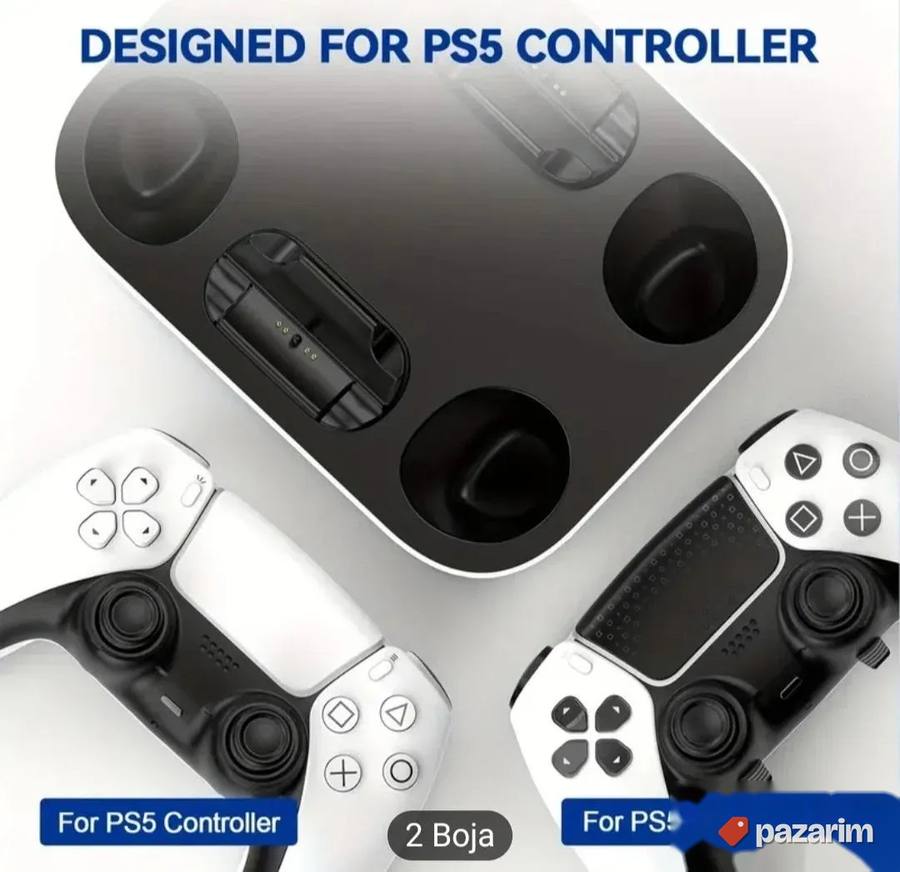 Dupli brzi punjac za ps5 dzojstik sony PlayStation novo 3