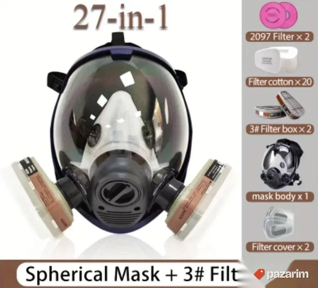 Maska full face 3m sa filterima 6001 27u1 novo 1