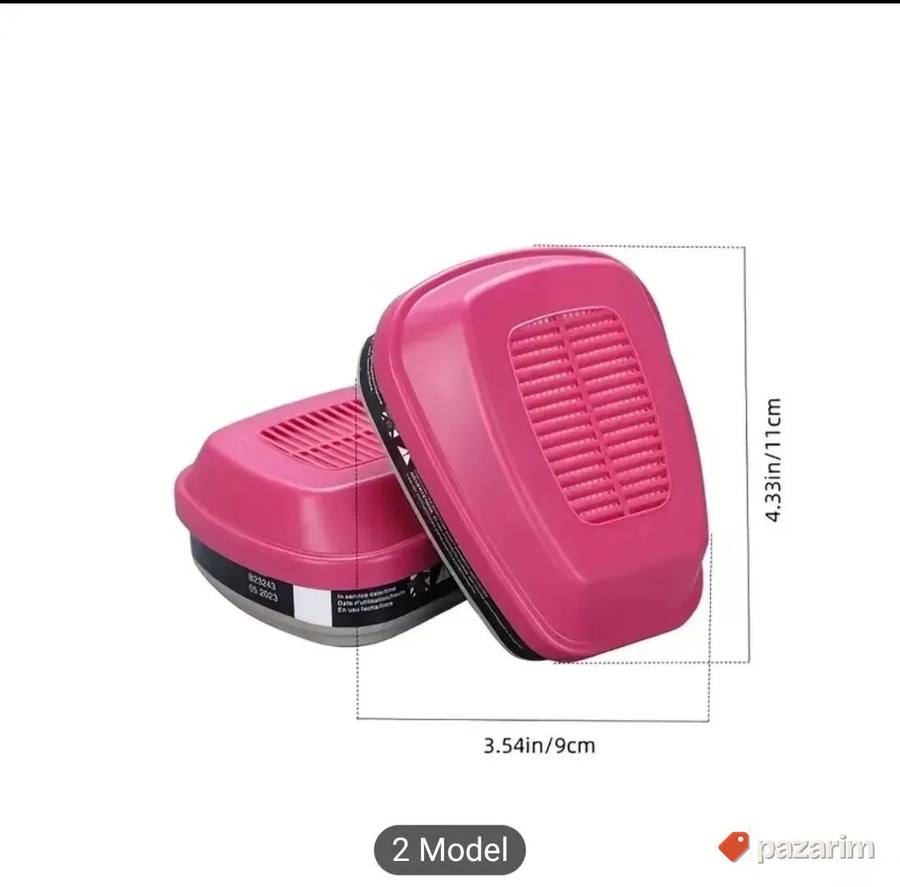 Zastitna maska za lice full face 3m 60923 sa filterima novo 3