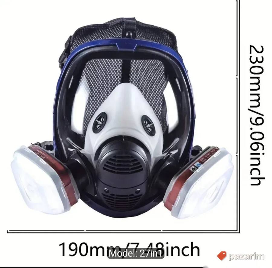 Full Maska za celo lice 3M sa filterima 6001 27u1 novo 6