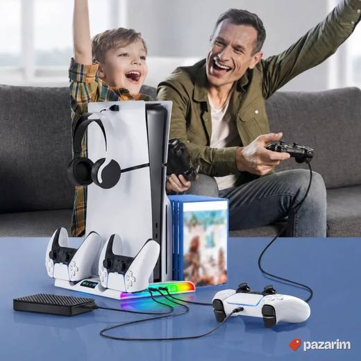 Multifunkcionalno postolje hladnjak dupli punjac za ps5 slim