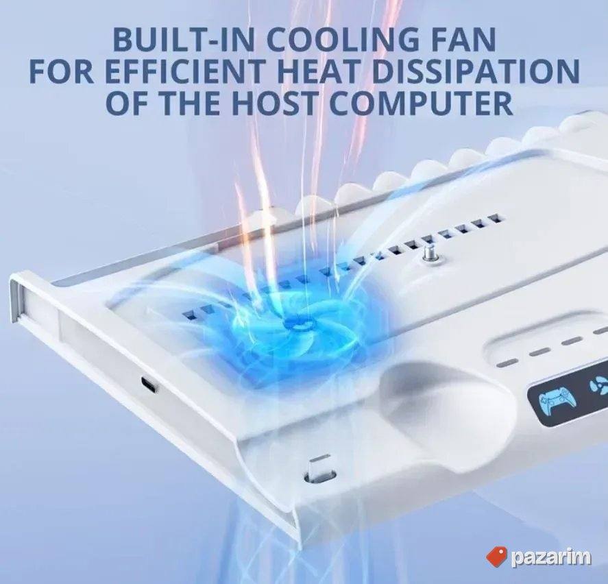 Multifunkcionalno postolje hladnjak dupli punjac za ps5 slim 3