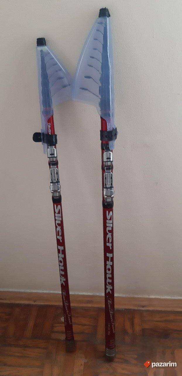 Daiwa 4m i 5m Silver Hawk karbonski stap 20-80gr. 1