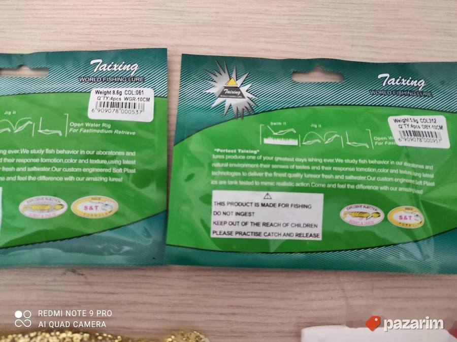 sed 10cm 8,6gr i 10 cm 5,9 gr 4