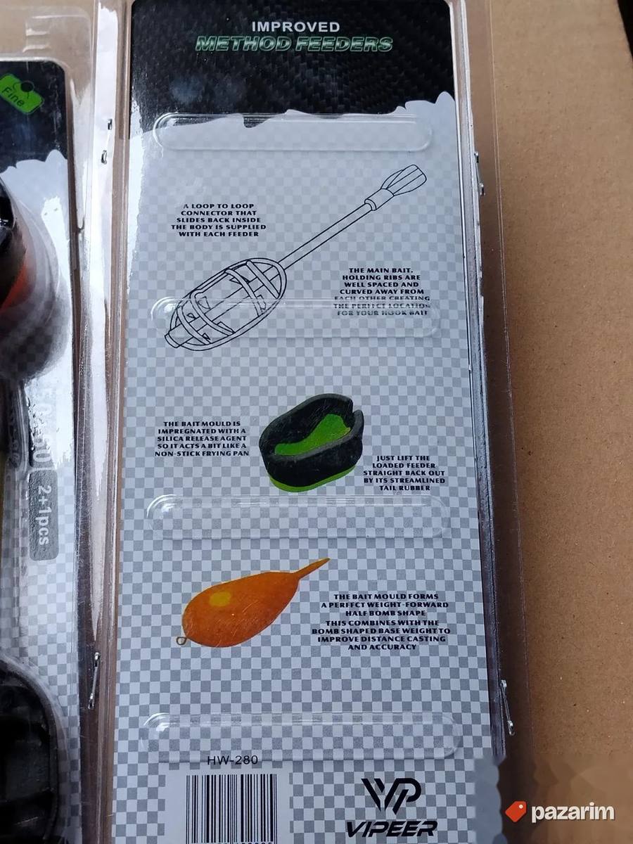 metod fedeer set 30+40gr, 50+60gr, 70+80gr 5