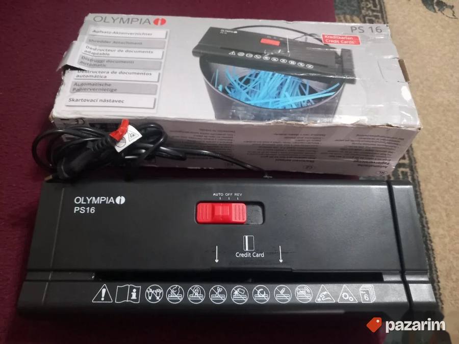 Elektricna SECKALICA za papir Olympia 5