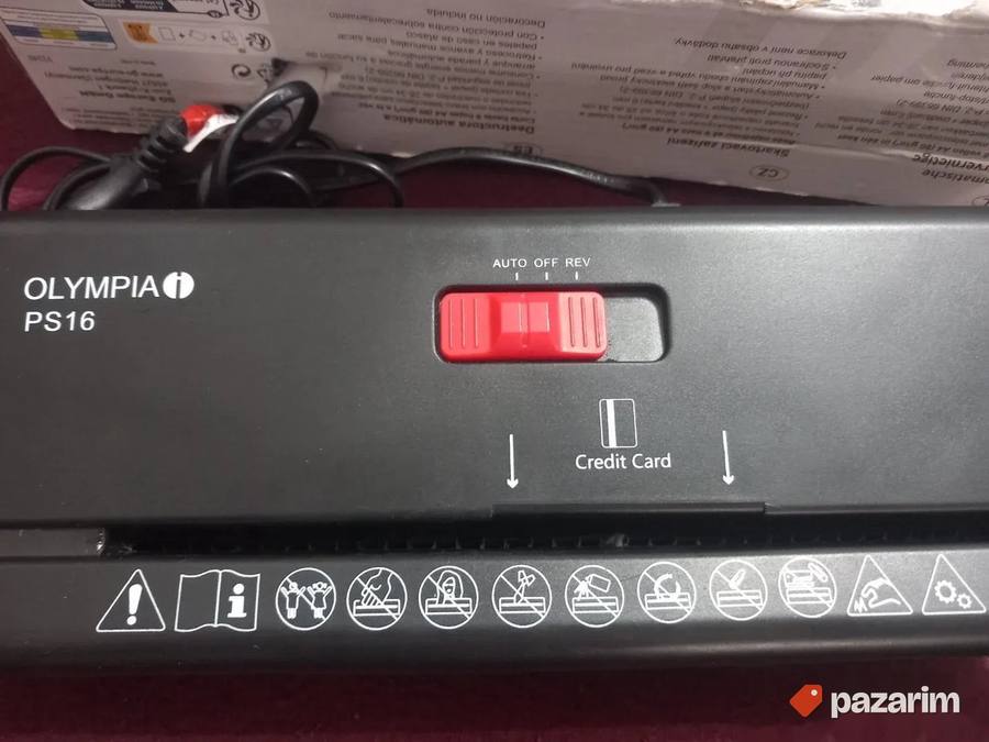 Elektricna SECKALICA za papir Olympia 6