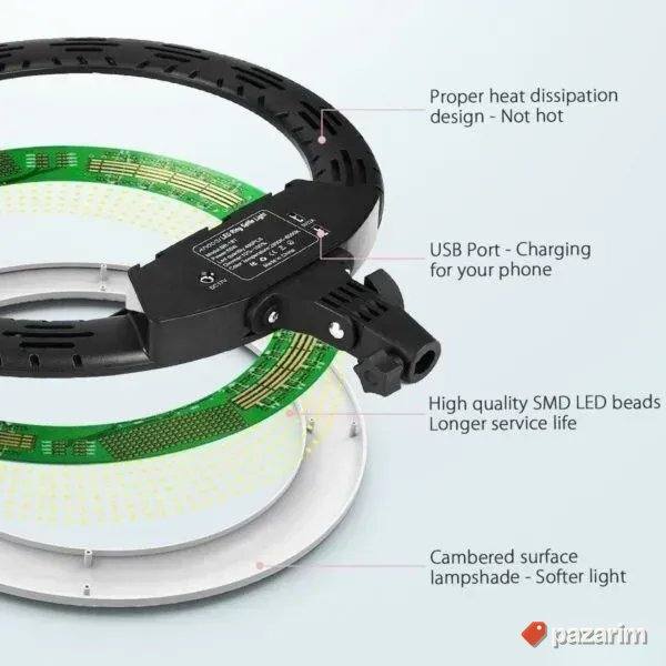 55cm (22 inča) - RING LIGHT sa podesivim stalkom LED Prsten 3