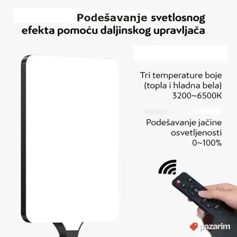 40x28cm -LED Panel profesionalni sa podesivim stativom do 2m 3